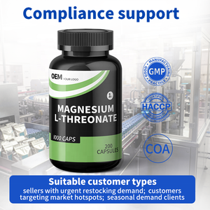 แคปซูลแมกนีเซียม แอล-ทรีโอเนต ระยะเวลาจัดส่งรวดเร็ว วัตถุดิบมีความเสถียร รับสั่งซื้อได้ตามปริมาณที่ต้องการ สำหรับผู้ขายที่ต้องการเติมสต็อก - Product Image 4
