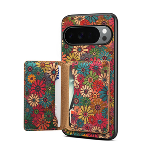 เคสโทรศัพท์กันกระแทกพร้อมขาตั้งแม่เหล็กไร้สายลายดอกไม้แบบไม่สมมาตรสำหรับ Pixel 11/10/9/8/7/6 ซีรีส์ - Product Image 4