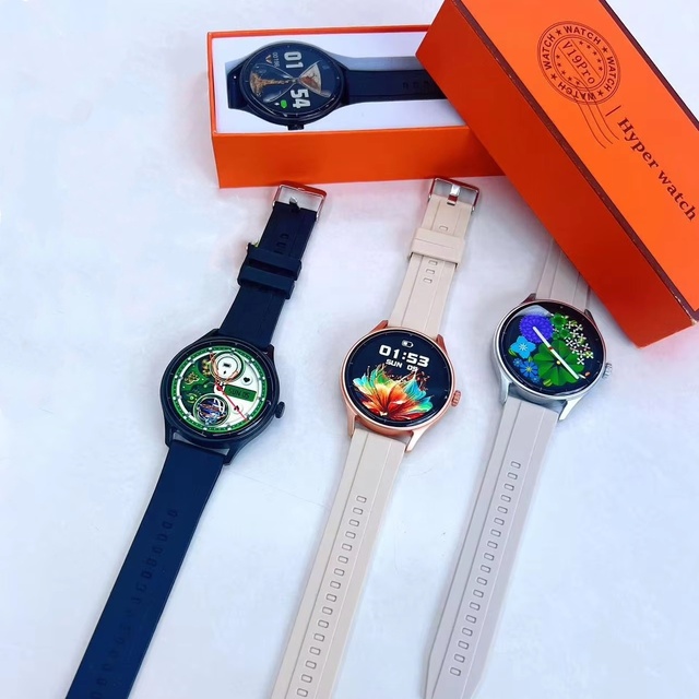 Hot Selling Smart Watches Round Screen Outdoor Waterproof Fitness Tracker Frameless Watch Men Women Ultra-thin V19Pro Smartwatch
