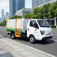 Camion à ordures à chargement et déchargement automatiques, nouvelle énergie, pour l'assainissement environnemental et le transport des déchets