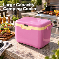 Glacière portable isolée pour sports de plein air, pour boissons et aliments, avec poignée de transport robuste – Fournisseur