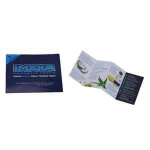 Yardımcı Fabrika 205X100mm 200g Tam Renkli Yumuşak Berber Dükkanı Kahve Evi Turizm Promosyonu Mobilya Broşürü Kare Kitapçık - Product Image 1