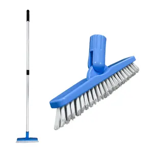 Eco-friendly V-shaped grout brush 180 degree rotary brush floor washer can be adapted to pole ceramic tile grouting brush