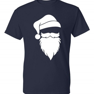 Camiseta Navideña para Hombre, Diseño Gráfico de Alta Calidad con la Cara de Santa Claus, Fabricantes de Ropa Personalizada - Product Image 3