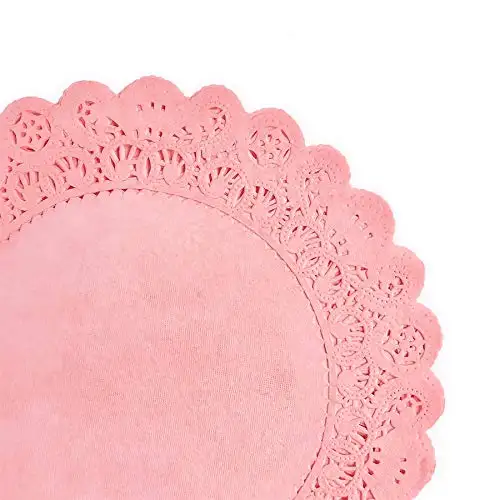 Folha de papel de renda doilies 2"