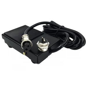 Pédale à commande au pied en métal TFS 1, câble de 2 mètres, prise 2 ou 3 broches pour contrôleurs de machines-outils 220V - Product Image 4