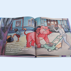 Livre relié personnalisé en couleur pour l'apprentissage précoce des enfants, papier d'art, <span class=keywords><strong>littérature</strong></span> - Product Image 3
