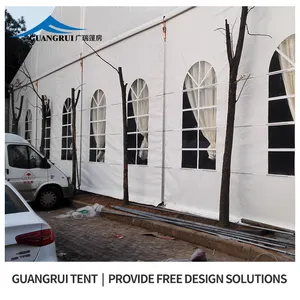 Luxury 10x30 20x30 25x40 White Large Outdoor Wedding Church Tent Capable Of Accommodating 200 500 800 People For Event Parties
