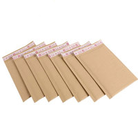 Enveloppe à bulles Kraft naturel pochette d'expédition sac en papier écologique pour emballage cadeau fournitures d'affaires