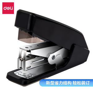 Deli Stapler 0467 130mm x 95mm One-Finger Press Office Mini Stapler - Product Image 5
