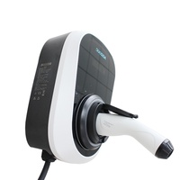 Borne de recharge murale AC pour véhicules électriques 7 kW Type 2 certifiée TUV & IEC, station de charge commerciale et domestique avec contrôle par application, directement de l'usine DUOSIDA