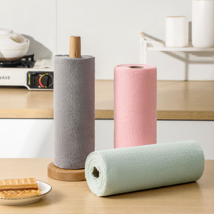 30 * 30cmマイクロファイバークリーニング布キッチン用超吸収ポリエステルラグ75個/ロール200gsm重量 - Product Image 2