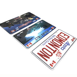 Material de Aleación de Aluminio con Acabado Brillante para Matrículas de Vehículos, Estilo Americano Creativo, Adorno Automotriz - Product Image 4