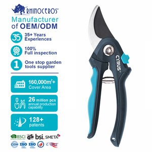 Wholesales New Adjustable Bypass Tree Pruning SK5 Carbon Steel Garden <strong>Pruner</strong> Hand Secateurs With Safty Lock For OEM/ODM Customer - Product Image 1