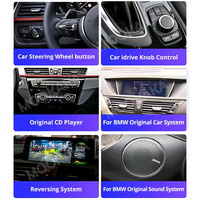 Écran autoradio GPS Navigation multimédia pour BMW X3 X4 2007-2013 intégré WiFi Bluetooth sans fil CarPlay carte Playstore