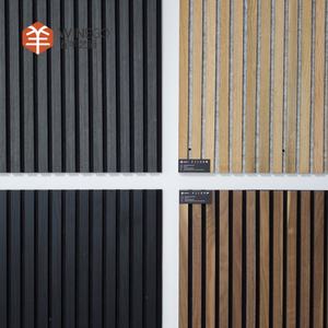 WINEGO gürültü bariyeri ahşap Slat akustik paneller ses difüzyon ahşap müzik odaları için sergi duvarı paneller - Product Image 4