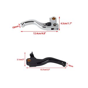 2 шт., рычаги тормоза и сцепления для Harley Softail FXSTC/FLSTN, 1996-2014 ЧПУ, алюминиевая Антикоррозийная система, без модификации, несколько цветов - Product Image 2