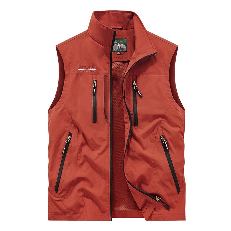 Breathable Barber Supermarket Work Vest With