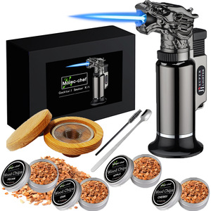 Kit de <span class=keywords><strong>fumage</strong></span> <span class=keywords><strong>pour</strong></span> whisky personnalisé <span class=keywords><strong>pour</strong></span> la fête des Pères, avec outils, fumoir en bois, kit de <span class=keywords><strong>fumage</strong></span> <span class=keywords><strong>pour</strong></span> boisson Old Fashioned, copeaux de bois et torche allumeur - Product Image 1