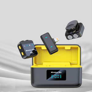 Không dây mới Lavalier <span class=keywords><strong>Microphone</strong></span> <span class=keywords><strong>Q9</strong></span> dual <span class=keywords><strong>Microphone</strong></span> Heads với âm thanh rõ ràng tiếp nhận và thông minh giảm tiếng ồn - Product Image 5