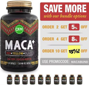 كبسولة جذور الماكا للرجال والنساء الكل في واحد كبسولات استخراج بذور الحلبة العضوية السوداء - Product Image 5