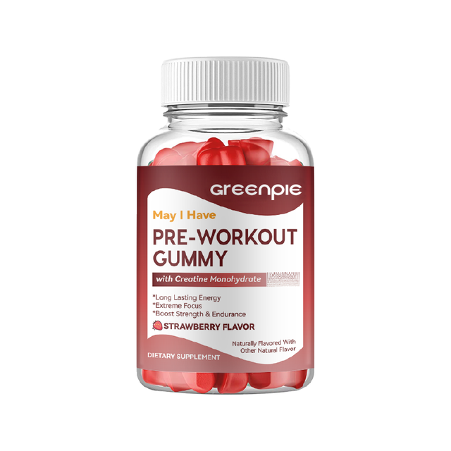 Greenpie OEM Sport Nutrition Supplement Pre Workout Muscle Growth Creatine Monohydrate 5000mg Gummies