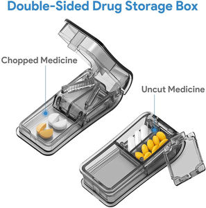 Fullicon 小型錠剤用ピルカッター、錠剤分割器、収納ボックス付きビタミンカッター - Product Image 6