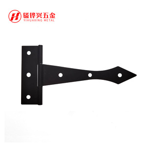 <b>T</b>-Type <b>Hinges</b> Iron 4 Hole 180 Degree Opening For Gates Fences And Wooden Crates Industrial Design Easy Installation - Product Image 2