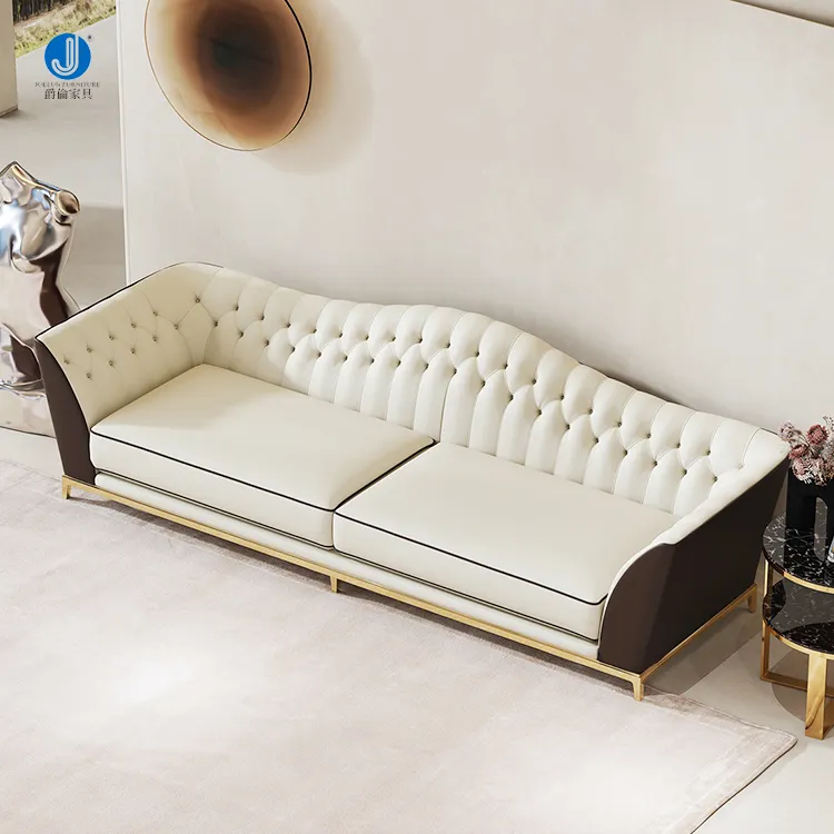 Wohnzimmer Sofas Luxus Echt leders ofa Hochwertiges Sofa Design Wohn möbel