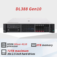 Sıcak satış proproliant DL388 Gen10 raf sunucu bilgisayar Intel Xeon 4210R AI bilgisayar sanallaştırma bulut veri merkezi sunucuları