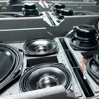 L-Acoustics K1 Enceinte Line Array à Deux Canaux et Trois Voies de 15 Pouces en Contreplaqué de Bouleau avec Revêtement Polyurée pour Spectacles en Extérieur
