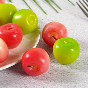 Miniature simulated apples, green apples, red apples, simulated fruit, <b>backpacks</b>, car keychains, pendants - Product Image 4