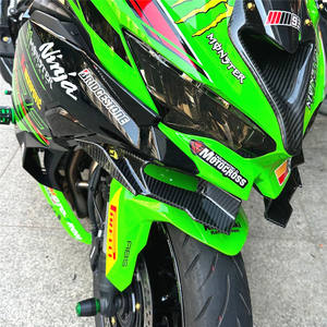 ZX4R ZX25R motosiklet modifikasyon parçaları için toptan, ön far kuş gaga sabit kanat türbülans kapak 2022-2024 - Product Image 2
