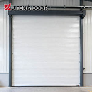 Porte Avvolgibili Isolate in Acciaio, Serrande di Sicurezza Commerciali con Funzione Antivento, Certificate ISO9001 CE, Controllo Remoto - Product Image 1