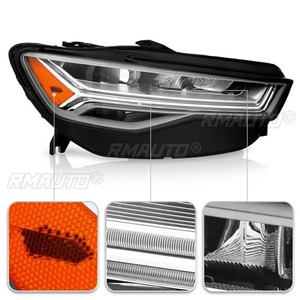 สำหรับ Audi A6 S6 2016-2018 ไฟตัดหมอก LED ไฟเดย์ไลท์กันน้ำ ชุดไฟหน้ารถยนต์ อะไหล่ตกแต่ง - Product Image 4