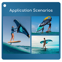 Ensemble de planche de surf gonflable en PVC SB019 avec accessoires, léger, haute résistance, unisexe, pour les eaux océaniques