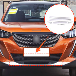 <span class=keywords><strong>Accessori</strong></span> Esterni in Acciaio Inox Cromato OEM per Griglia Frontale Auto Dongfeng <span class=keywords><strong>Peugeot</strong></span> <span class=keywords><strong>2008</strong></span> Modello 2020 - Product Image 1