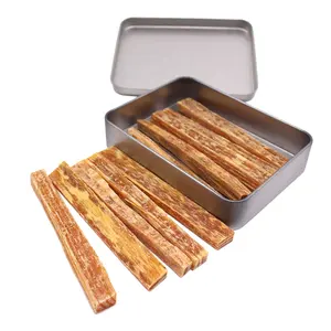 Bâtons de démarreur de feu, entièrement en résine naturelle, Fatwood, avec boîte en étain, 10 pièces