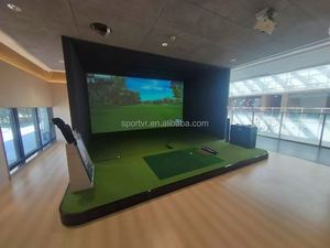 Simulateur de golf en réalité virtuelle d'intérieur multijoueur pour la maison, l'école, le centre commercial, équipement sportif de loisirs - Product Image 5