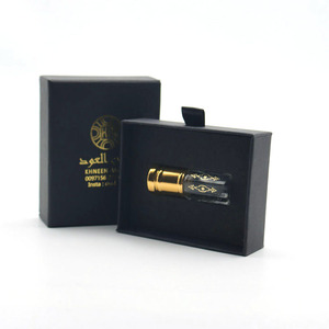 Tuỳ Chỉnh Vàng In Tông Oud Hộp Cá Nhân Trượt Nhỏ Ngăn Kéo Trang Sức Bao Bì Hộp Với Pouch/EVA Bọt - Product Image 2