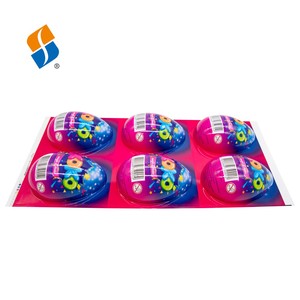 Custom stampato Easter Egg Packaging per bambini giocattoli culturali uovo Blister imballaggio in Pvc pellicola termoformante rotolo di pellicola per bambini - Product Image 2