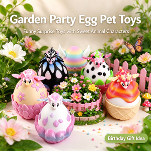 Ensemble d'œufs de dragon fantastiques imprimés en 3D, multicolores, ornements faits à la main, figurines créatives, décoration de Pâques, cadeau, jouet - Product Image 3