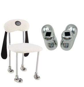 Pieds <span class=keywords><strong>de</strong></span> canapé contemporains en aluminium chromé en forme <span class=keywords><strong>de</strong></span> pied <span class=keywords><strong>de</strong></span> <span class=keywords><strong>Mickey</strong></span>, robustes et créatifs, pour chambre à coucher - Product Image 1