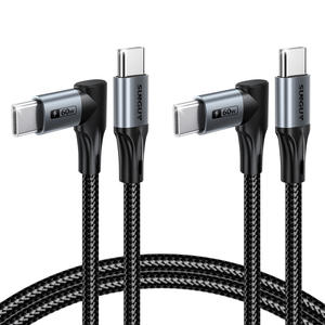 Cable de Datos Retráctil SUNGUY de 60W 3A con Carga Rápida Tipo-C para Teléfono Móvil/Laptop/Auto, MOQ Bajo, Nylon Ecológico, Longitud Personalizable - Product Image 3