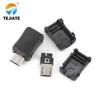 Adaptador Micro USB con conector de boca cuadrada hembra/macho tipo A/B SMD enchufe recto MICRO enchufe para conectividad óptima