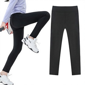 Leggings Deportivos de Cintura Alta con Cordón Ajustable, de Nailon y Spandex, para Yoga, Running, Gimnasio, Niñas, Modelo 2025 - Product Image 3