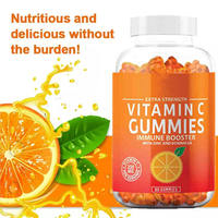 Gommes à mâcher à la vitamine C, booster du système immunitaire, complément beauté et éclaircissement de la peau, soutien à la santé du collagène et des vitamines