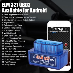 2025 MINI ELM327 escáner de diagnóstico de coche Bluetooth V2.1 Detector para Android OBD2 adaptador de interfaz Mini lector de código modo Dual - Product Image 6