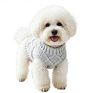 Handmade Diamond Knit <strong>Dog</strong> Sweater Winter Pet <strong>Jumper</strong> Crochet Puppy Vest <strong>for</strong> Small <strong>Dogs</strong> - Product Image 4