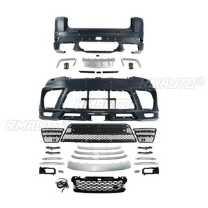 For Range Rover Sport LUMMA Design 2014-2017 Chin Body Kit Car Front Bumper Lip Car Rear Bumper Lip <b>Splitter</b> Car Accessories - Product Image 4